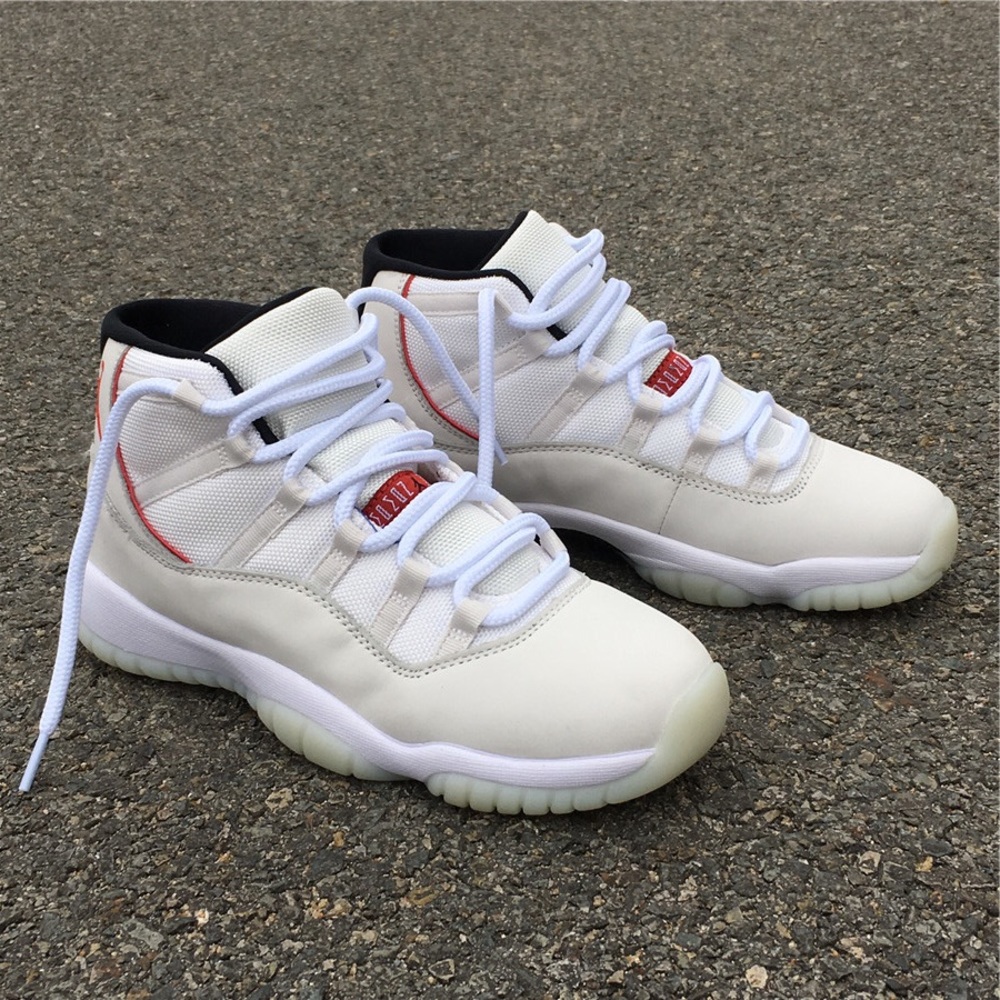 Jordan Platinum 11’s